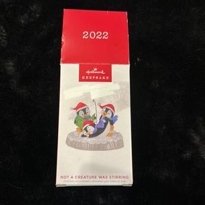 Brand new Hallmark Not a creature was Stirring Christmas Tree Ornament